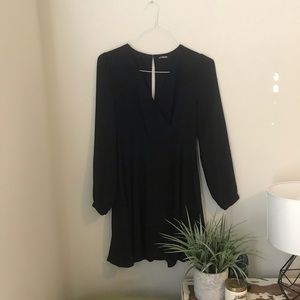 Express Sleeve Wrap Dress